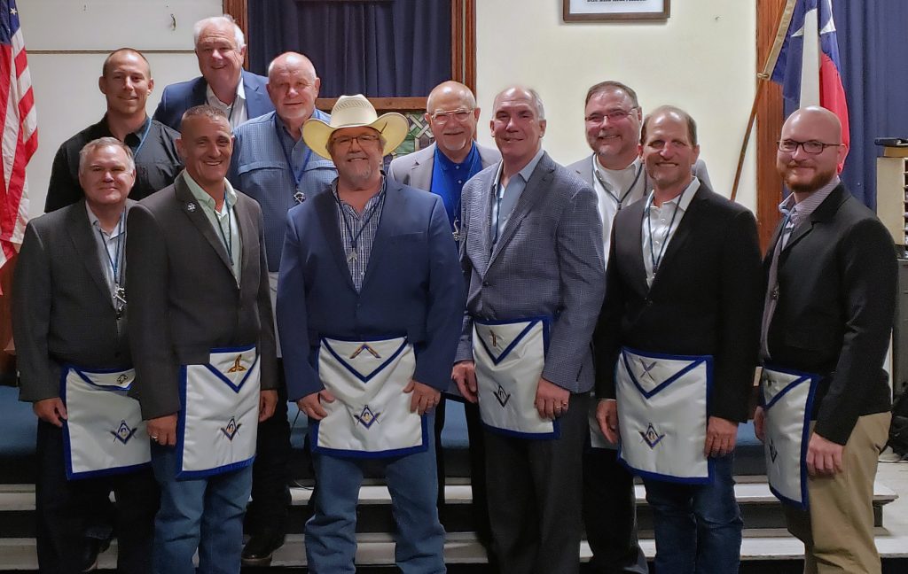 Bolivar Masonic Lodge #418 Sanger Texas Officers 2022