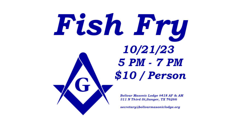 Bolivar Masonic Lodge Fish Fry 2023