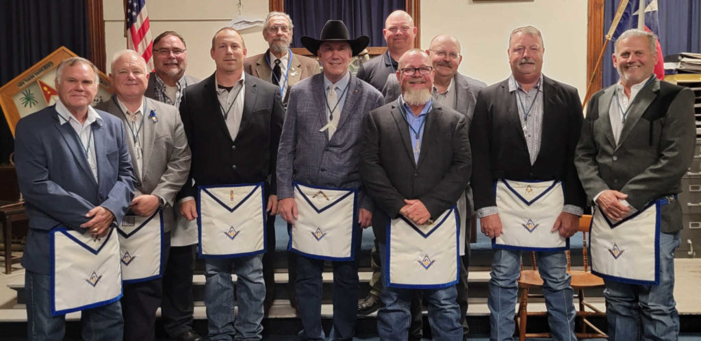 Bolivar Masonic Lodge #418 AF & AM, Sanger Texas Officers 2024